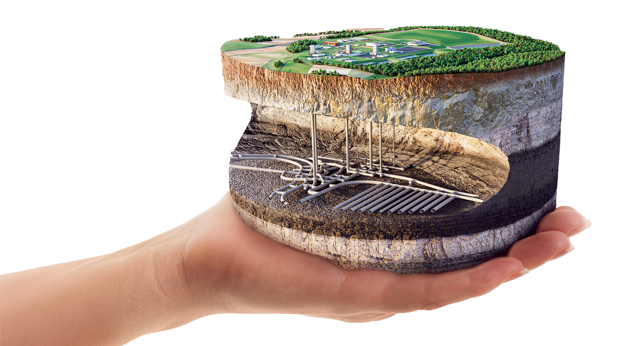 Vue 3D du projet Cigéo